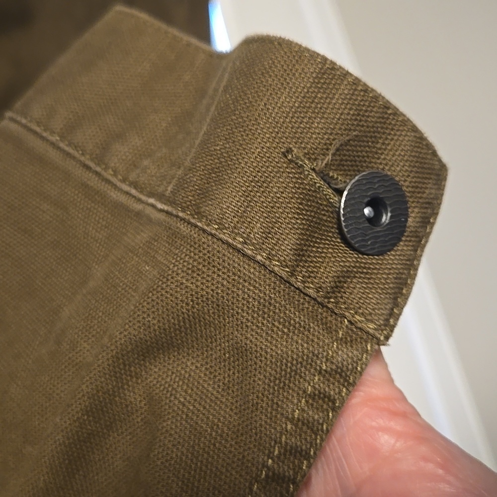 Men's Olive Military Field Jacket - Picture 12 of 15